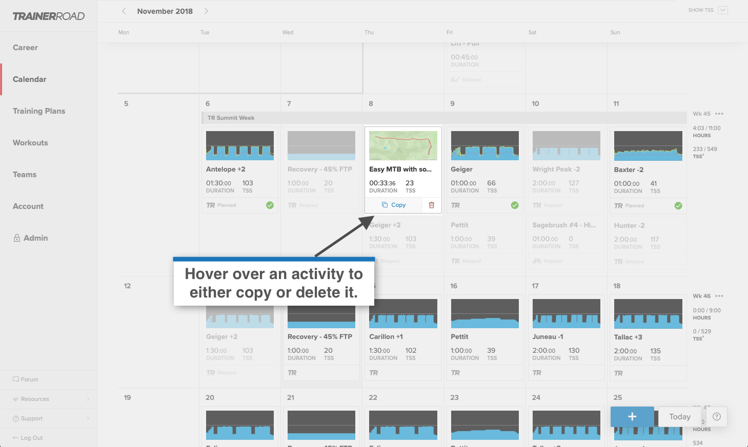 Calendar Update: Recurring Workouts! - TrainerRoad Blog