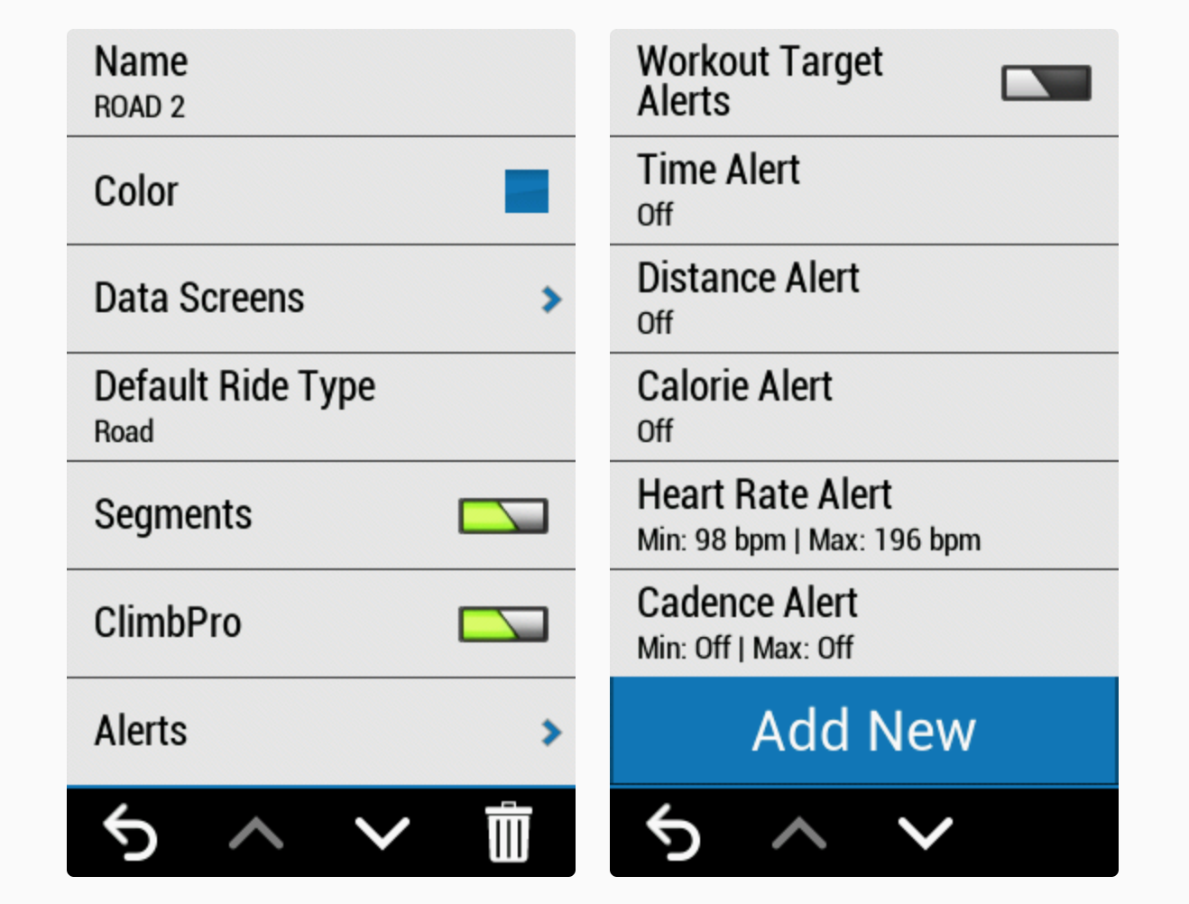 Creating a Custom Garmin Screen TrainerRoad