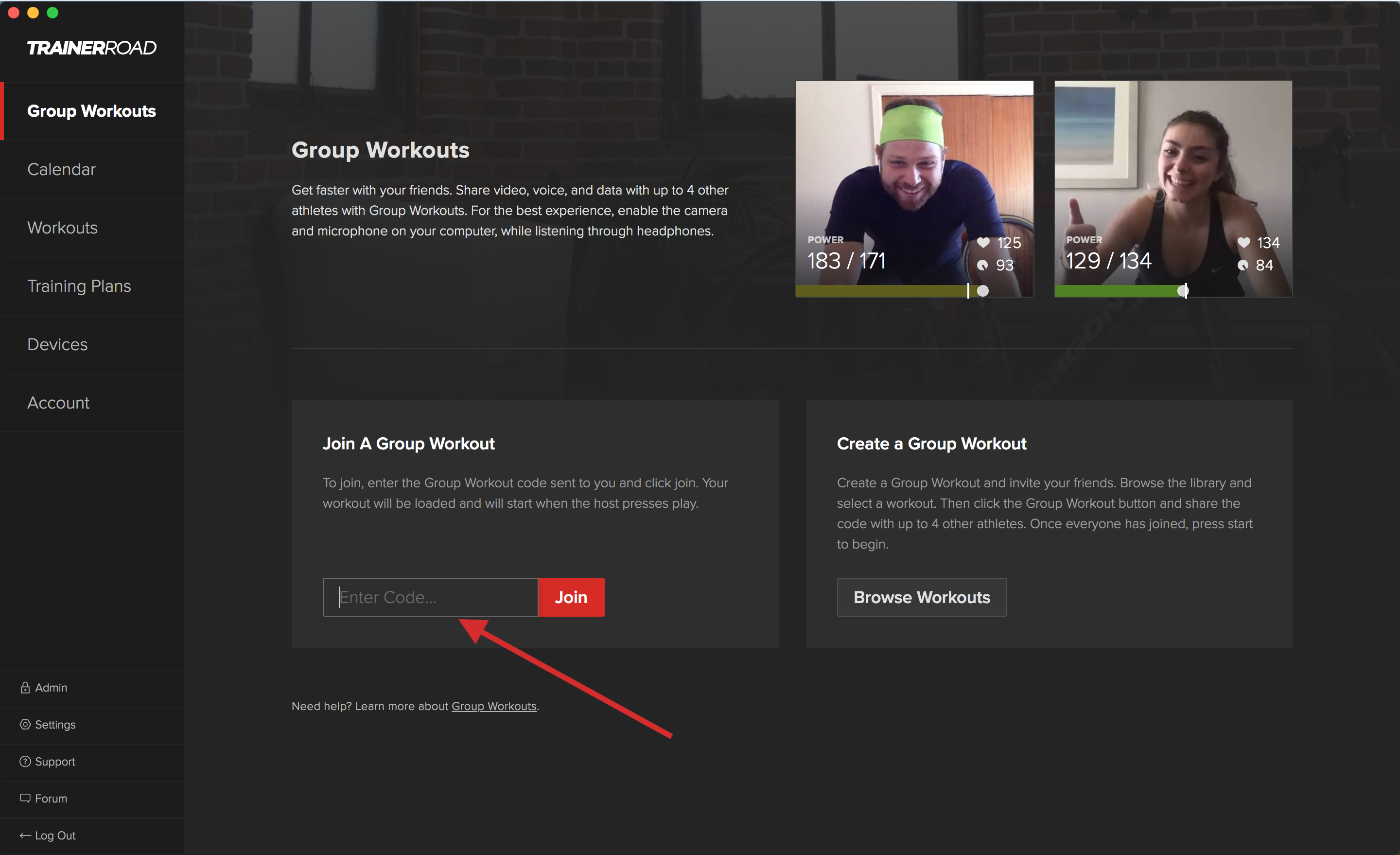 trainerroad group workouts