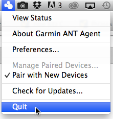 garmin ant agent for mac